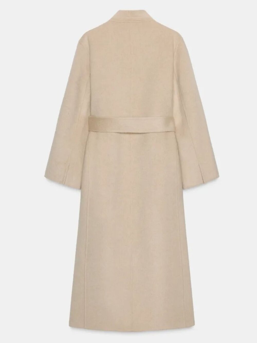 ZARA ZW COLLECTION LIMITED EDITION MINIMAL WOOL BLEND COAT - Picture 2 of 8